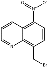 Quinoline, 8-(bromomethyl)-5-nitro- Structural