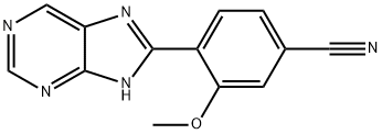 Benzonitrile, 3-methoxy-4-(9H-purin-8-yl)- Structural
