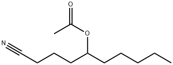 Decanenitrile, 5-(acetyloxy)- Structural