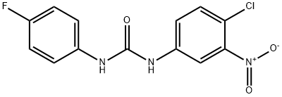 Urea, N-(4-chloro-3-nitrophenyl)-N'-(4-fluorophenyl)- Structural
