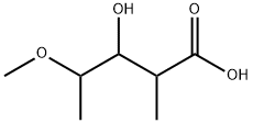 Valeric acid, 3-hydroxy-4-methoxy-2-methyl- (7CI) Structural