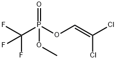 Phosphonic acid, (trifluoromethyl)-, 2,2-dichloroethenyl methyl ester (9CI) Structural