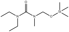 Urea, N,N-diethyl-N'-methyl-N'-[[(trimethylsilyl)oxy]methyl]- Structural