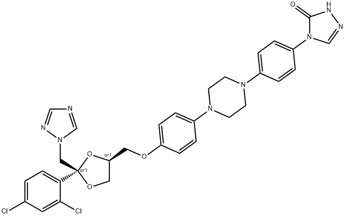 N-Desalkyl Itraconazole Structural