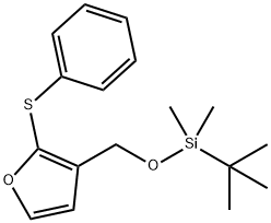 Furan, 3-[[[(1,1-dimethylethyl)dimethylsilyl]oxy]methyl]-2-(phenylthio)- Structural