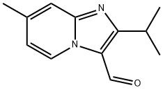 Imidazo[1,2-a]pyridine-3-carboxaldehyde, 7-methyl-2-(1-methylethyl)- Structural