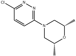 Morpholine, 4-(6-chloro-3-pyridazinyl)-2,6-dimethyl-, cis- (9CI) Structural