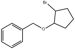 Benzene, [[(2-bromocyclopentyl)oxy]methyl]- Structural