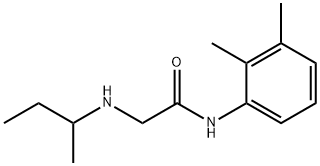 Acetamide, N-(2,3-dimethylphenyl)-2-[(1-methylpropyl)amino]- Structural