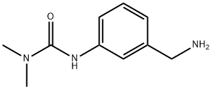 Urea, N'-[3-(aminomethyl)phenyl]-N,N-dimethyl- Structural