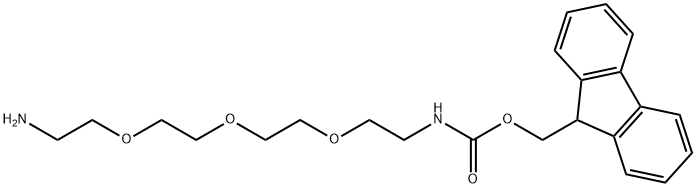 Fmoc-NH-PEG3-C2-NH2 Structural