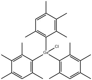 Germane, chlorotris(2,3,4,6-tetramethylphenyl)- Structural