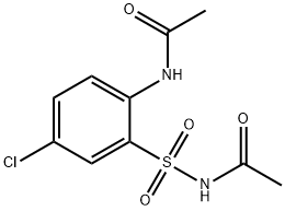 Hydrochlorothiazide Related Compound (N'-(2-Acetyl-sulfamoyl-4-chloro-phenyl) Acetamide) Structural