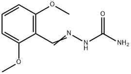 Hydrazinecarboxamide, 2-[(2,6-dimethoxyphenyl)methylene]- Structural
