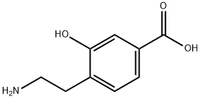 Benzoic acid, 4-(2-aminoethyl)-3-hydroxy- Structural