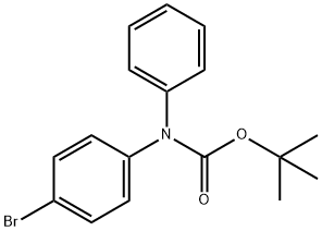 tert-Butyl N-(4-bromophenyl)-N-phenylcarbamate Structural