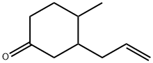 Cyclohexanone, 4-methyl-3-(2-propen-1-yl)- Structural