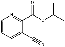 Isopropyl 3-cyano-2-pyridinecarboxylate Structural