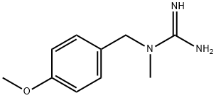 Guanidine, N-[(4-methoxyphenyl)methyl]-N-methyl- Structural