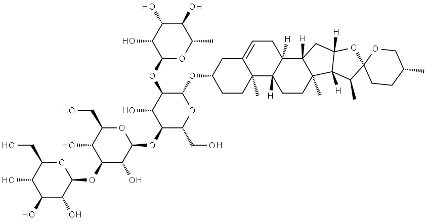 glucopyranosyl-(1-3)-deltonin Structural