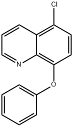 Quinoline, 5-chloro-8-phenoxy- Structural