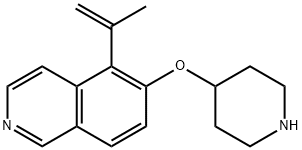 Isoquinoline, 5-(1-methylethenyl)-6-(4-piperidinyloxy)- Structural