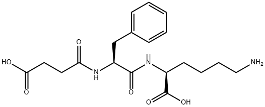 L-Lysine, N-(3-carboxy-1-oxopropyl)-L-phenylalanyl- Structural
