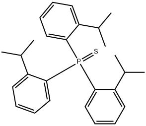 tris(o-isopropylphenyl)phosphine sulfide Structural