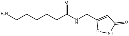 Hexanamide, 6-amino-N-[(2,3-dihydro-3-oxo-5-isoxazolyl)methyl]- Structural