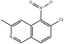 Isoquinoline, 6-chloro-3-methyl-5-nitro- Structural