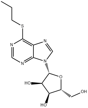 Inosine, 6-S-propyl-6-thio- (9CI) Structural