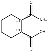 rel-(1R,2S)-2-(Aminocarbonyl)cyclohexanecarboxylic acid Structural