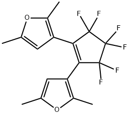 Furan, 3,3'-(3,3,4,4,5,5-hexafluoro-1-cyclopentene-1,2-diyl)bis[2,5-dimethyl- Structural