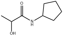 Propanamide, N-cyclopentyl-2-hydroxy- Structural