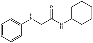 Acetamide, N-cyclohexyl-2-(phenylamino)- Structural