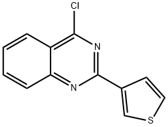 Quinazoline, 4-chloro-2-(3-thienyl)- Structural