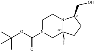 Racemic-(6S,8Ar)-Tert-Butyl 6-(Hydroxymethyl)Hexahydropyrrolo[1,2-A]Pyrazine-2(1H)-Carboxylate Structural