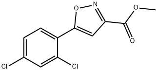 JR-7054, Methyl 5-(2,4-dichlorophenyl)isoxazole-3-carboxylate, 97% Structural