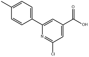 JR-6361, 2-Chloro-6-p-tolylpyridine-4-carboxylic acid, 97% Structural