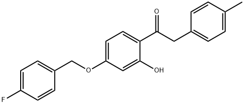 JR-6997, 1-(4-(4-Fluorobenzyloxy)-2-hydroxyphenyl)-2-p-tolylethanone, 97% Structural