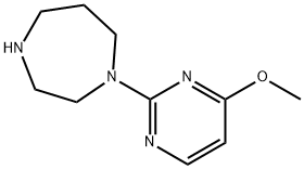 Hexahydro-1-(4-methoxy-2-pyrimidinyl)-1H-1,4-diazepine Structural