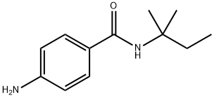 Benzamide, 4-amino-N-(1,1-dimethylpropyl)- Structural