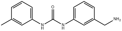 Urea, N-[3-(aminomethyl)phenyl]-N'-(3-methylphenyl)- Structural