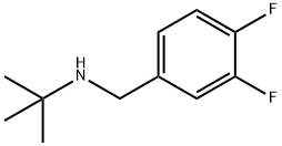 Benzenemethanamine, N-(1,1-dimethylethyl)-3,4-difluoro- Structural