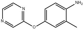Benzenamine, 2-methyl-4-(2-pyrazinyloxy)- Structural