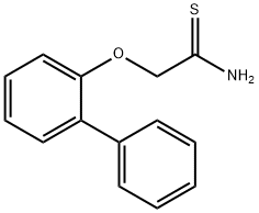 Ethanethioamide, 2-([1,1'-biphenyl]-2-yloxy)- Structural