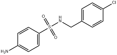 Benzenesulfonamide, 4-amino-N-[(4-chlorophenyl)methyl]- Structural