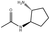 Acetamide, N-[(1R,2R)-2-aminocyclopentyl]- Structural