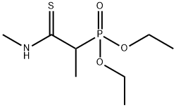 Phosphonic acid, [1-methyl-2-(methylamino)-2-thioxoethyl]-, diethyl ester (9CI) Structural