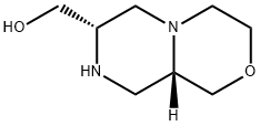 Pyrazino[2,1-c][1,4]oxazine-7-methanol, octahydro-, (7S,9aS)- Structural